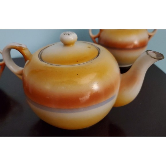 Hand Painted Japanese Teapot Set - Picture 7 of 12